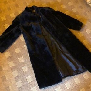 Vintage Saint Laurent Faux Fur Coat